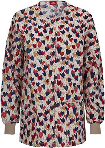 Dickies Women's Missy-Fit Eds Print Round Neck Jacket