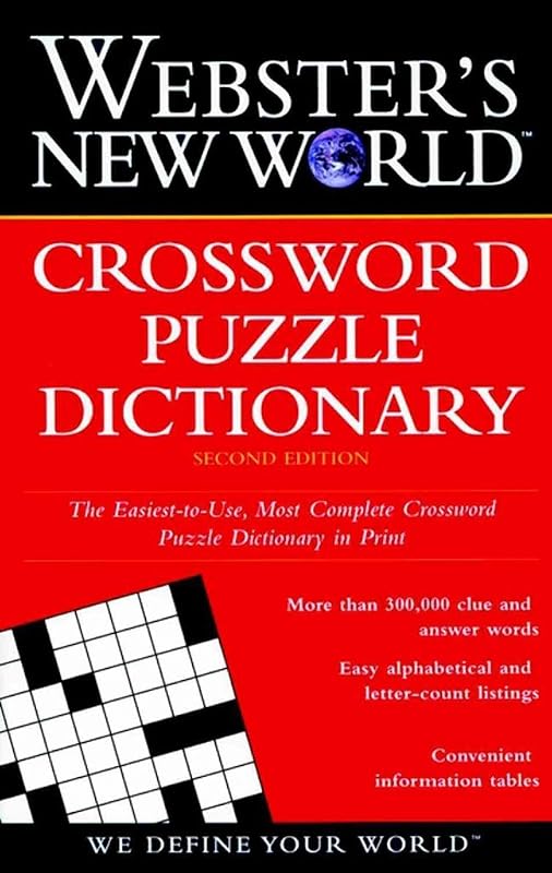 Webster's New World Crossword Puzzle Dictionary by Jane Shaw Whitfield