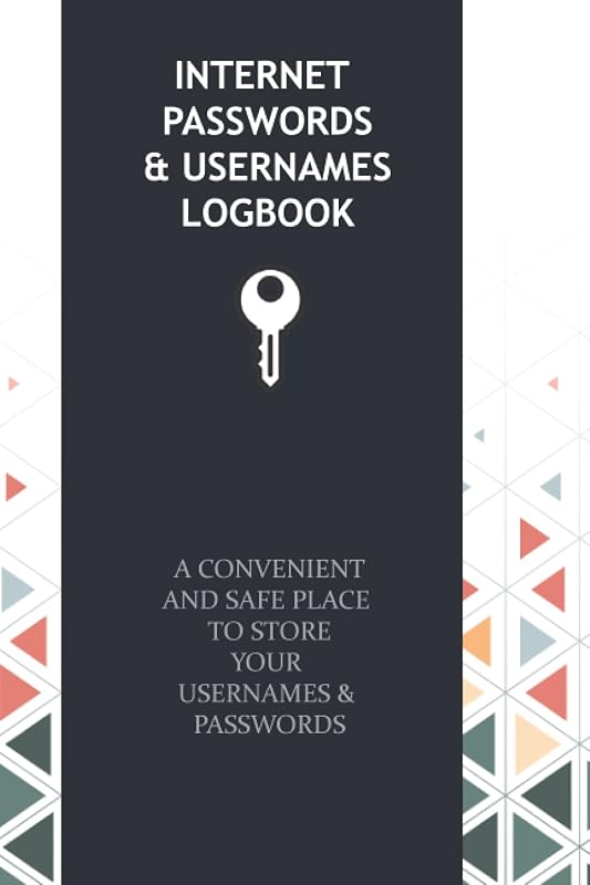 Your personel passwords logbook: Keep Track of Usernames, Passwords, e-mails One Easy way by BELAADEL Pattern