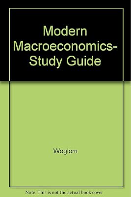 Modern Macroeconomics, Study Guide