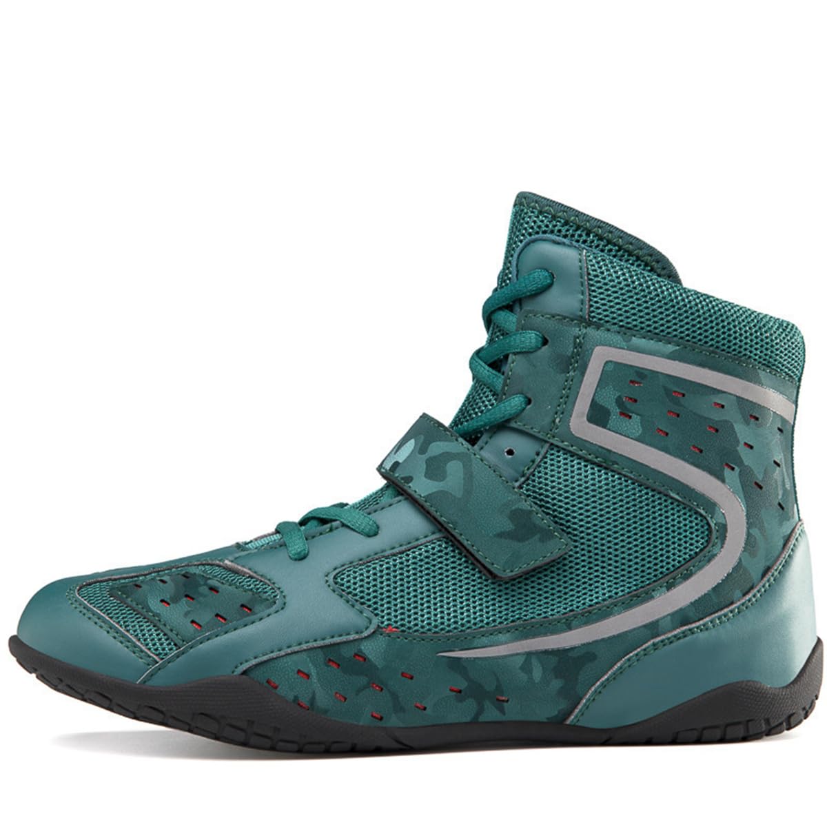 Men's Boxing Shoes High Top Squat Kickboxing Shoes Lightweight Wrestling Boots Sparring Unisex's Competition Footwear_vogvips.com