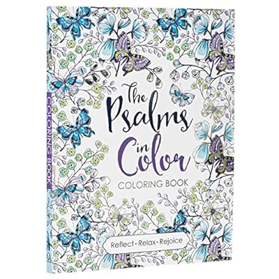 "The Psalms in Color" Inspirational Adult Coloring Book