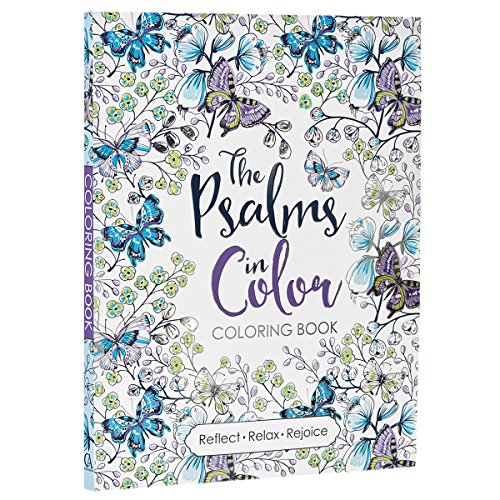 "The Psalms in Color" Inspirational Adult Coloring Book by Christian Art Publishers