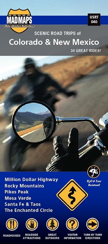 Scenic Road Trips of Colorado & New Mexico 34 Great Drives! by MAD Maps