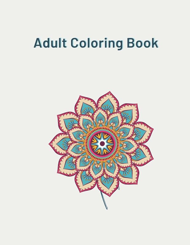 Adult Coloring Book by Santina Gasee