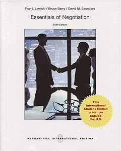 Essentials of Negotiation by Roy Lewicki