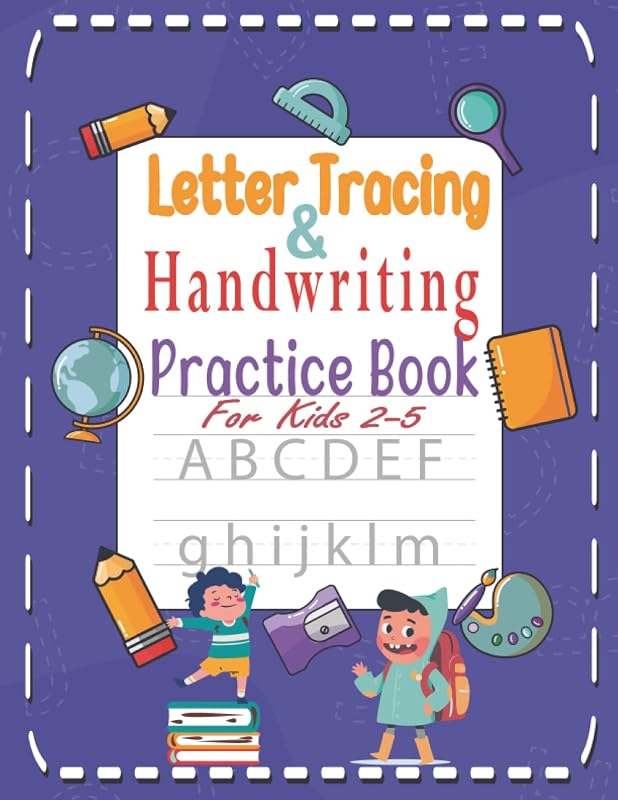 Letter Tracing and Handwriting Practice Book For Kids 2-5: My First Preschool Pre-Handwriting Workbook , Learn To Wite Letters Tracing Handwriting ... Workbook, Alphabet And Coloring Book For Kids by ABC JamArt Books