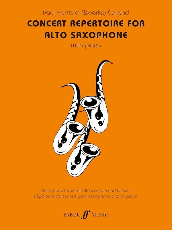 Concert Repertoire for Alto Saxophone (Faber Edition: Concert Repertoire) by Paul Harris