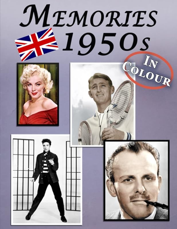 Memories: Memory Lane 1950s For Seniors with Dementia (UK Edition) [In Colour, Large Print Picture Book] (Reminiscence Books Series) by Mighty Oak Books
