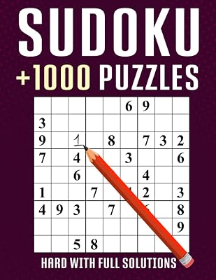 sudoku puzzle adults: Huge Bargain Collection of 1000 Puzzles and Solutions, Hard to Expert Level, Tons of Challenge for your Brain!