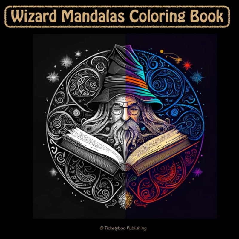 Wizard Coloring Book: The School of Wizards Coloring Book by George Barnes