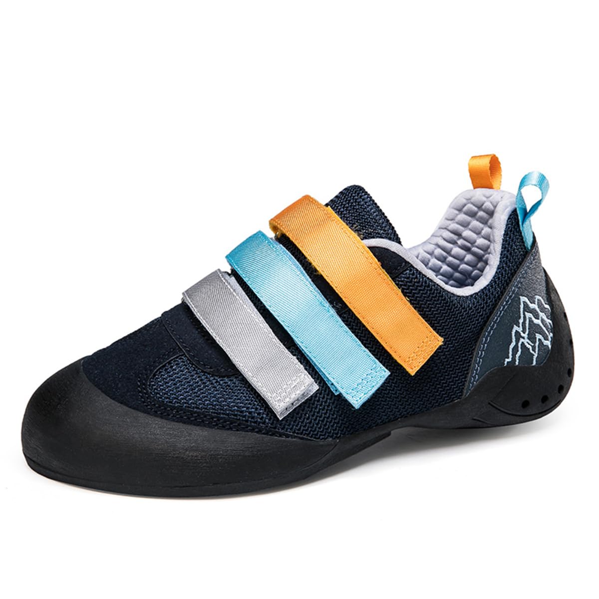 Ladies Rock Climbing Trainers Hook & Loop Non Slip Wall Climbing Training Shoes Casual Comfort Bouldering Sneakers_vogvips.com
