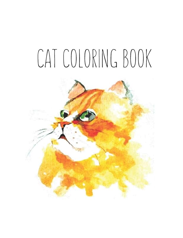 Cat Coloring Book: Cat Gifts for Toddlers, Kids ages 4-8, Girls Ages 8-12 or Adult Relaxation | Cute Stress Relief Animal Birthday Coloring Book Made in USA by Shayne Coloring Book