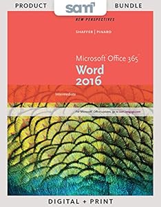 Bundle: New Perspectives Microsoft Office 365 & Word 2016: Intermediate, Loose-leaf Version + SAM 2016 Projects v1.0 Multi-Term Printed Access Card