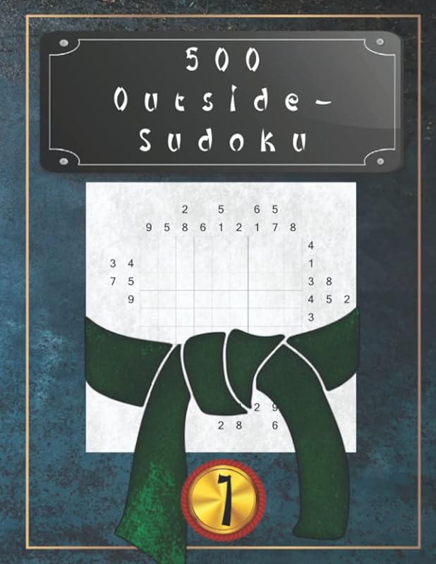 500 Outside Sudoku Vol. 1: Japanese puzzles: brain teaser and brain training - level: medium by Saller Logical