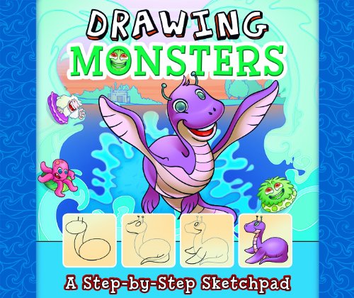 Drawing Monsters: A Step-by-Step Sketchpad by Mari Bolte  ,