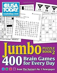 USA TODAY Jumbo Puzzle Book 2: 400 Brain Games for Every Day
