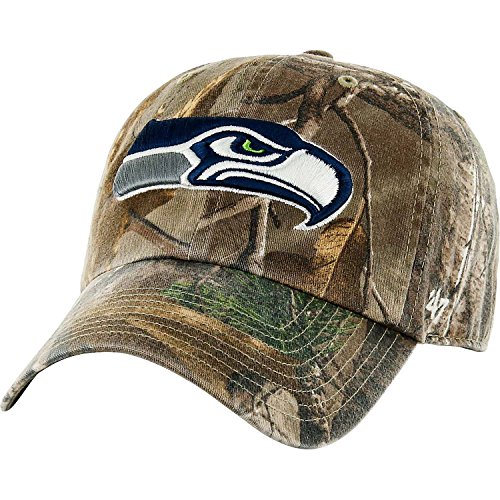 '47 Brand Seattle Seahawks NFL Realtree Camo Clean Up Cap