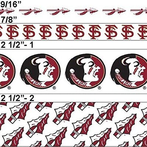 Offray College Sports Florida State Seminoles Ribbon, 7/8