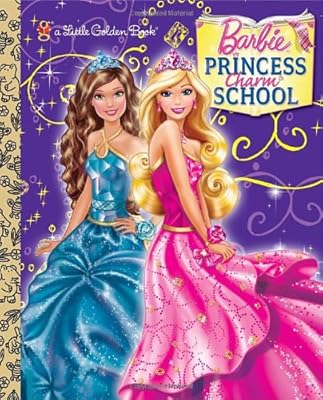Princess Charm School (Barbie) (Little Golden Book)