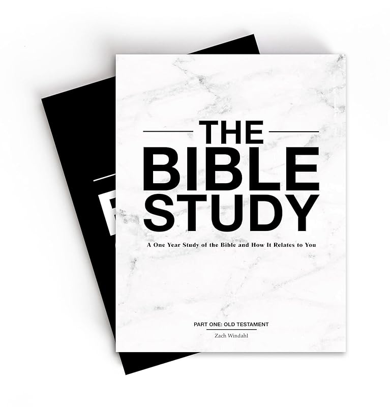 The Bible Study: A One-Year Study of the Bible and How It Relates to You (2-Volume Set Including the Old & New Testaments with Discussion Questions, Full-Color Pages, and a Daily & Weekly Study Guide) by Zach Windahl