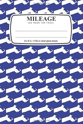 Mileage Log Book and Expenses Tracker For Taxes: Massachusetts State: 6 x 9 in. • Fits in most glove boxes