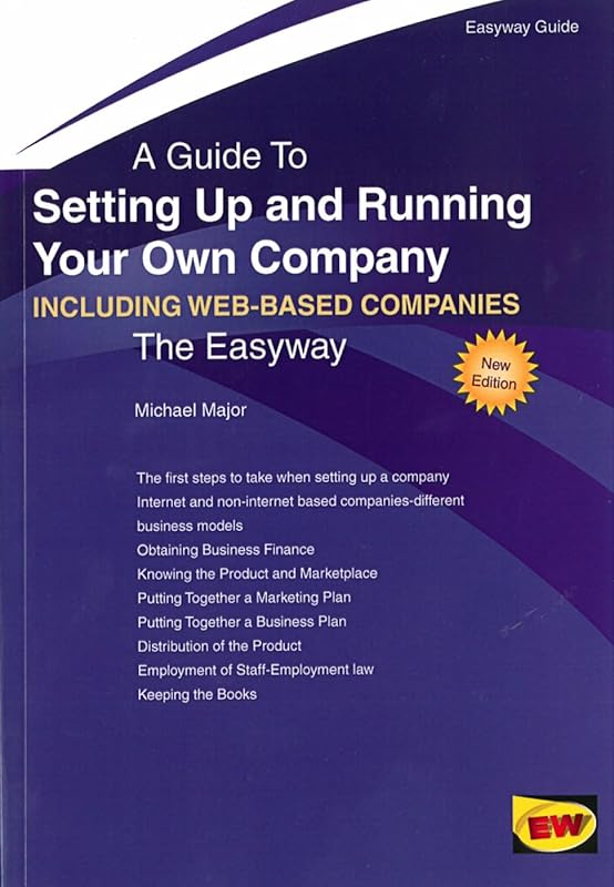 Setting Up and Running Your Own Company (Including Setting Up an Internet Business) : The Easyway by Michael Major