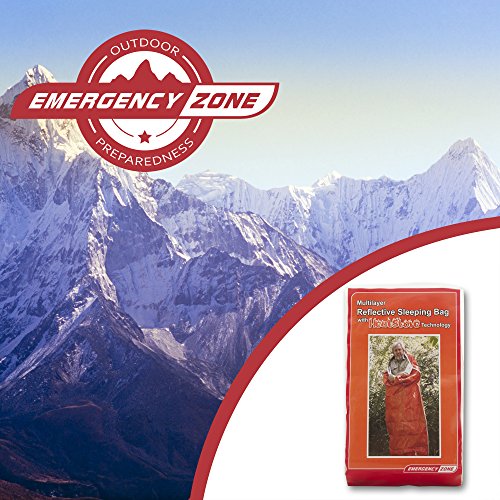 Emergency Zone Multilayer Reflective Sleeping Bag/Bivy Sack with HeatStore - Image 6