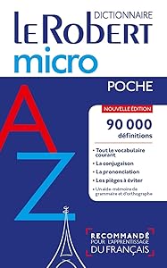 Dictionnaire Le Robert Micro poche (dic francais) (French Edition)