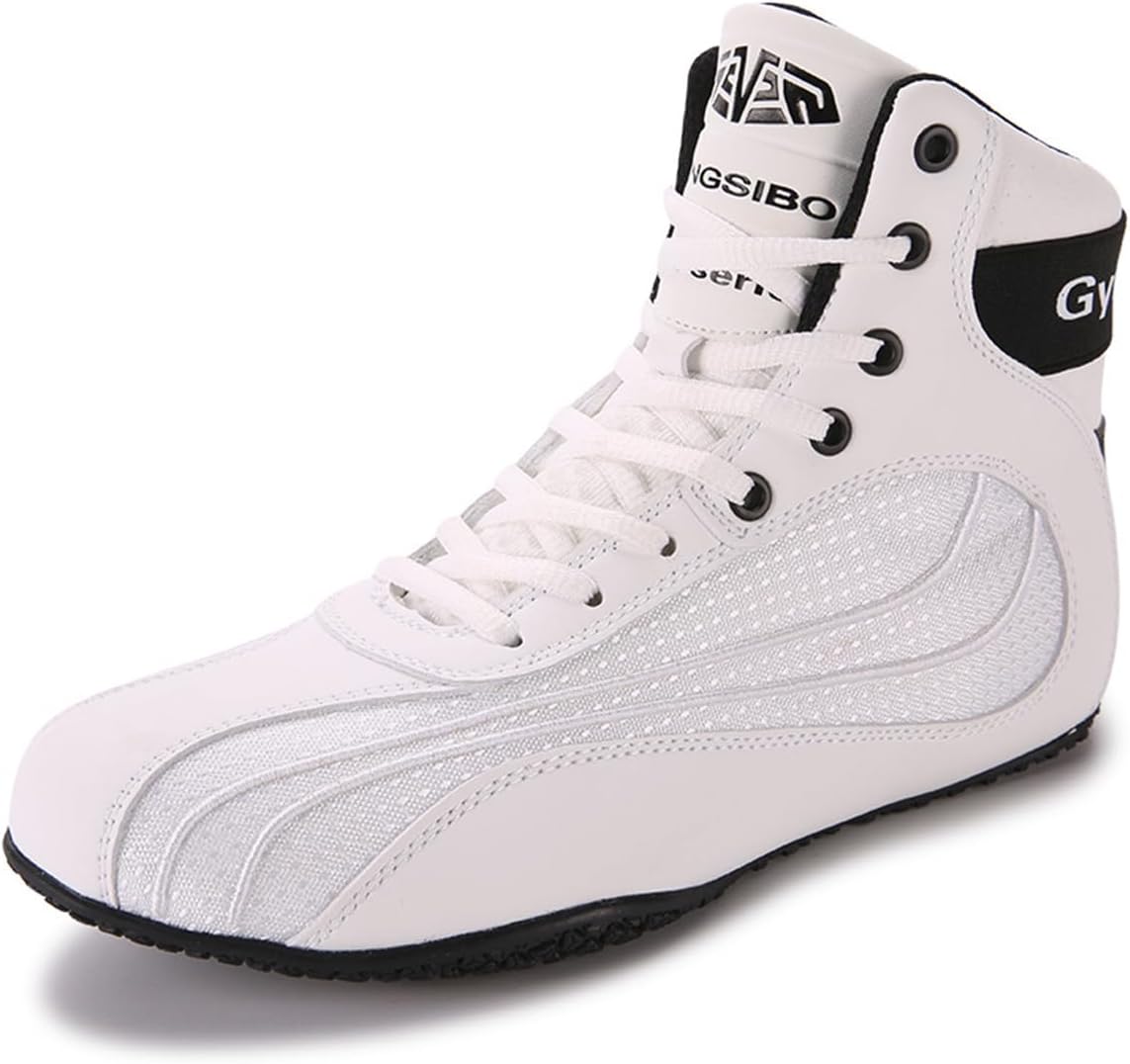 Men's Boxing Shoes Lightweight Wrestling Fitness Shoes Comfortable Competition Shoes Non Slip Athletic Workout Shoes_vogvips.com