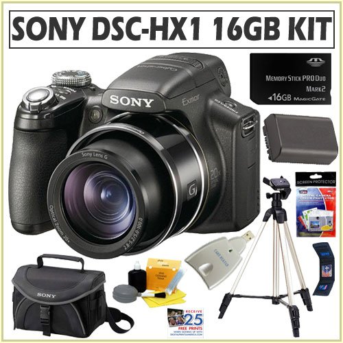 Black Friday Sony Cybershot DSCHX1 9.1MP Digital Camera with 20x