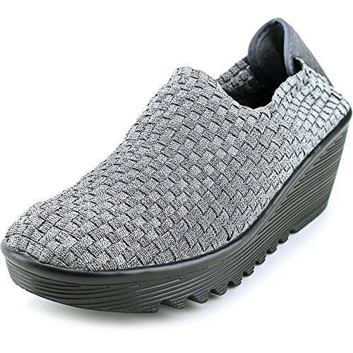 Corkys Tent Women Open Toe Canvas Wedge Heel