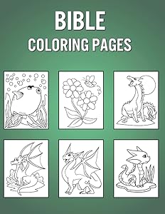 Bible Coloring Pages: Cute Colouring Sketchbook - Great For Relaxing & Mindfulness by Claire Evans
