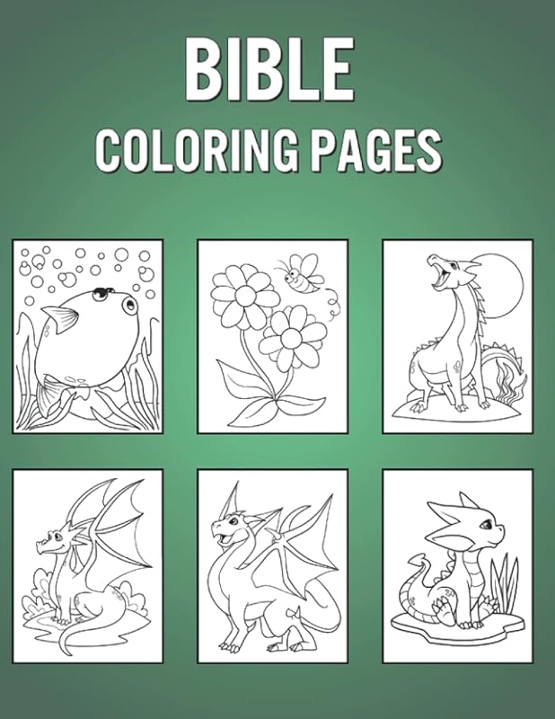 Bible Coloring Pages: Cute Colouring Sketchbook - Great For Relaxing & Mindfulness by Claire Evans