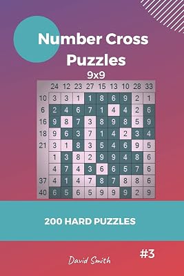 Number Cross Puzzles - 200 Hard Puzzles 9x9 vol.3