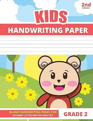 2nd Grade Handwriting Paper: Blank Handwriting Practice Book for Grade Two 2 Kids (Handwriting Paper for Kids)