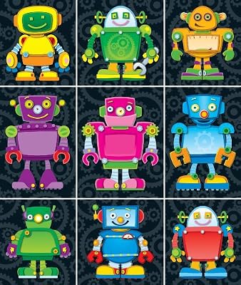 Carson Dellosa Robots Prize Pack Stickers (168063)