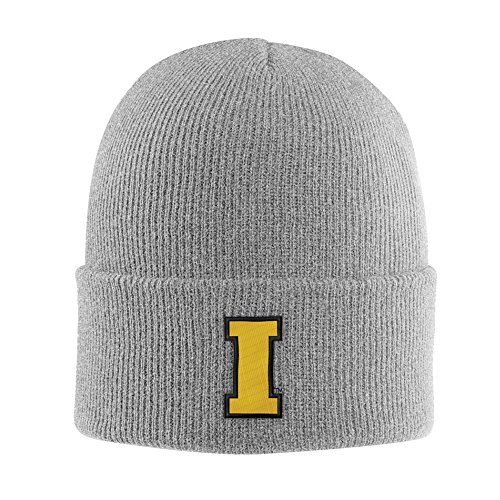 NCAA Iowa Hawkeyes Acrylic Watch Hat, Heather Gray, One Size