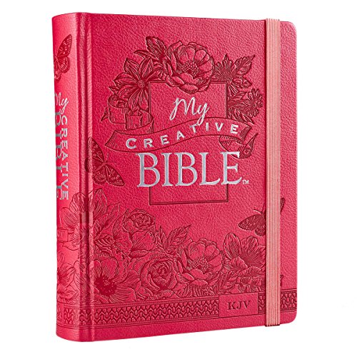 My Creative Bible KJV: Pink Hardcover Bible for Creative Journaling by Christian Art Publishers