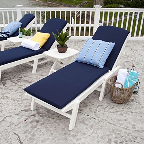 

Nautical Wheel Chaise Lounge Finish: Sand