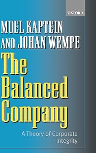 The Balanced Company: A Corporate Integrity Theory by Muel KAPTEIN