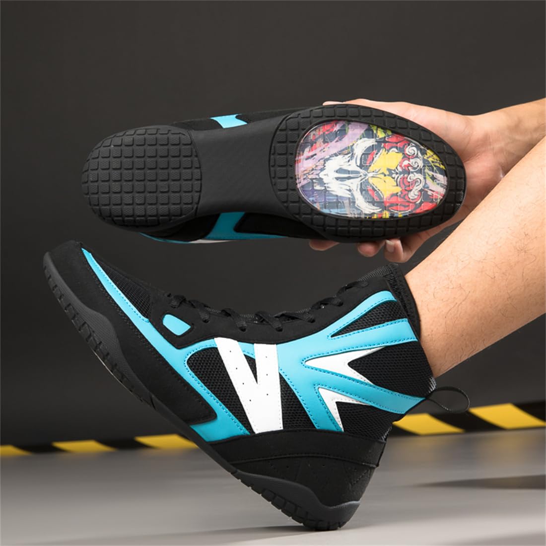 Women Men Wrestling Sneakers, Teenagers Unisex Boxing Shoes Lightweight Breathable Bodybuilding Athletic Fitness Shoes Big Size_vogvips.com