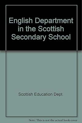 The English department in the Scottish secondary school