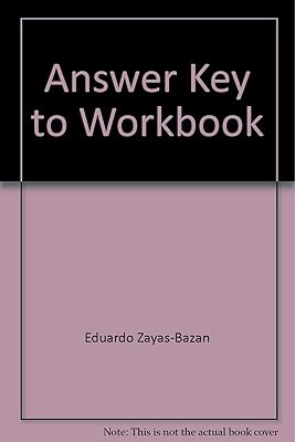 Answer Key to Workbook