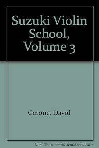Suzuki Violin School, Vol 3: Cassette by David Cerone