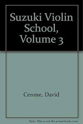 Suzuki Violin School, Vol 3: Cassette