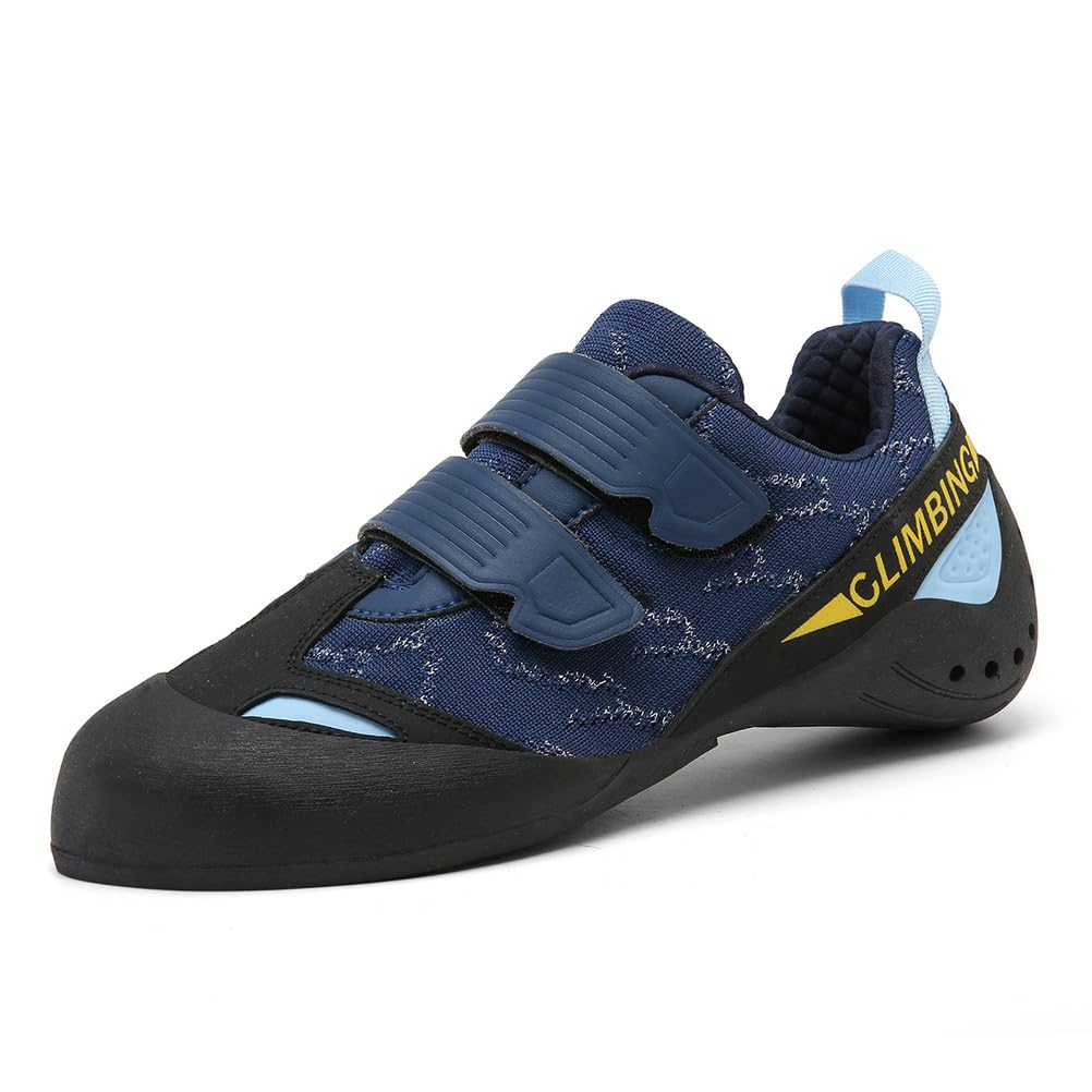 Mens Youth Wall Climbing Shoes, Non-Slip Lightweight Bouldering Sport Sneaker Breathable Rock Climbing Shoes For Adult_vogvips.com