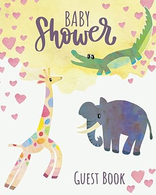 Baby Shower Guest Book: Watercolor Woodland Animals Baby Guestbook and Gift Log | 100+ Guest Message Book for Party Celebration and Keepsake Memories (Baby Shower Book Themes)