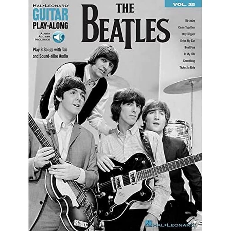 The Beatles: Guitar Play-Along Volume 25 (Hal Leonard Guitar Play-Along, 25) by Beatles