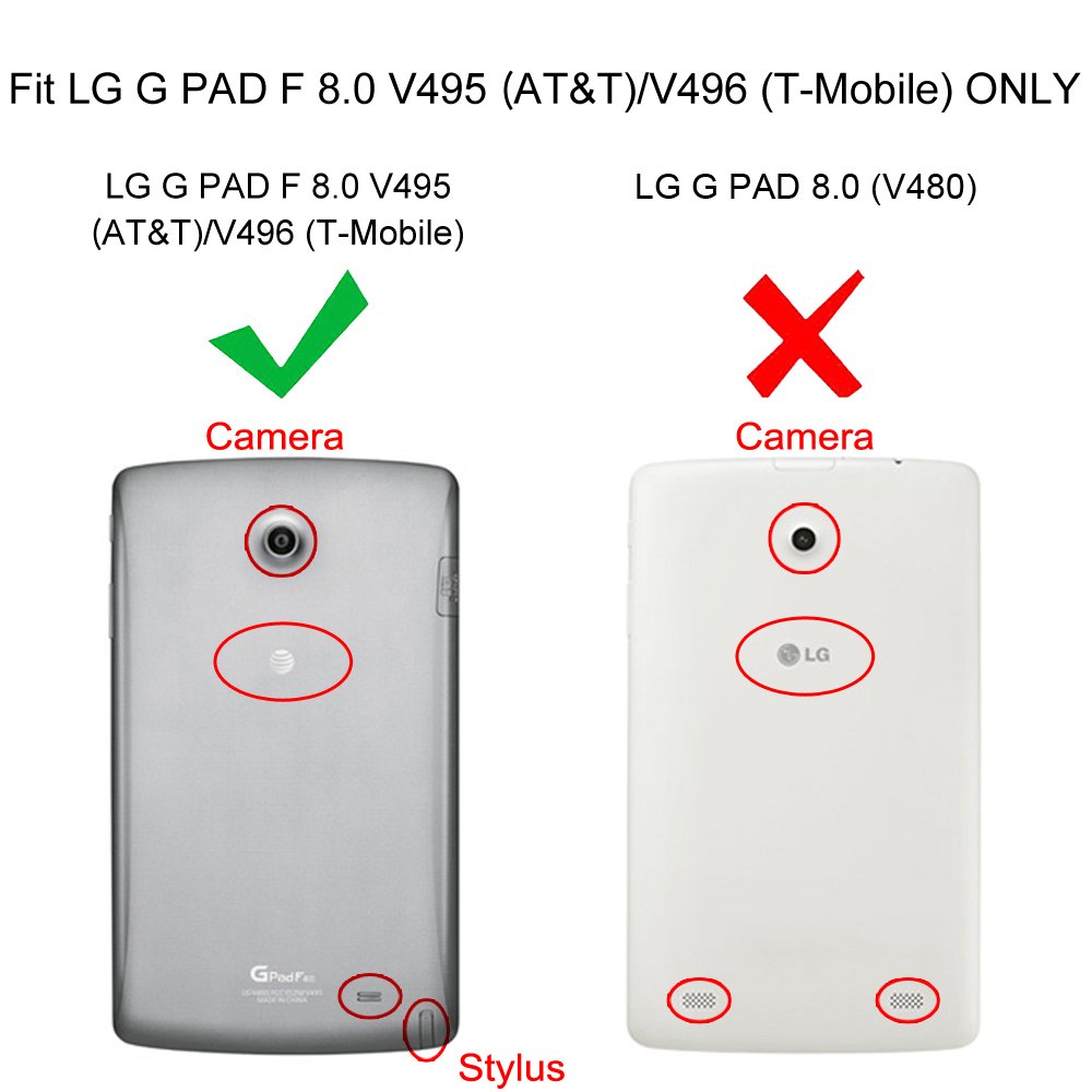 leather case for lg g pad x 8 0